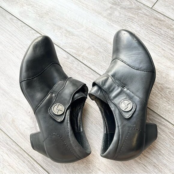 Josef Seibel Leather Ankle Boots in Black - Picture 7 of 13